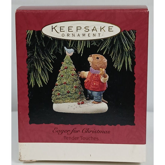 Hallmark Ornament 1994 Eager for Christmas Tender Touches Keepsake Collection - Picture 11 of 12